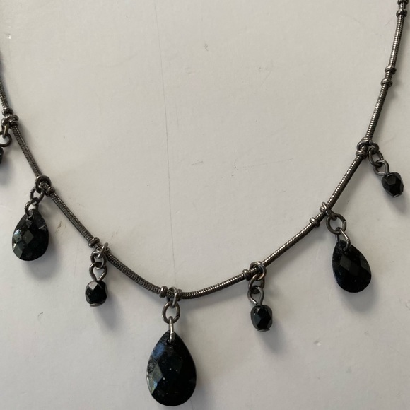 Jewelry - VINTAGE BLACK BEADED NECKLACE